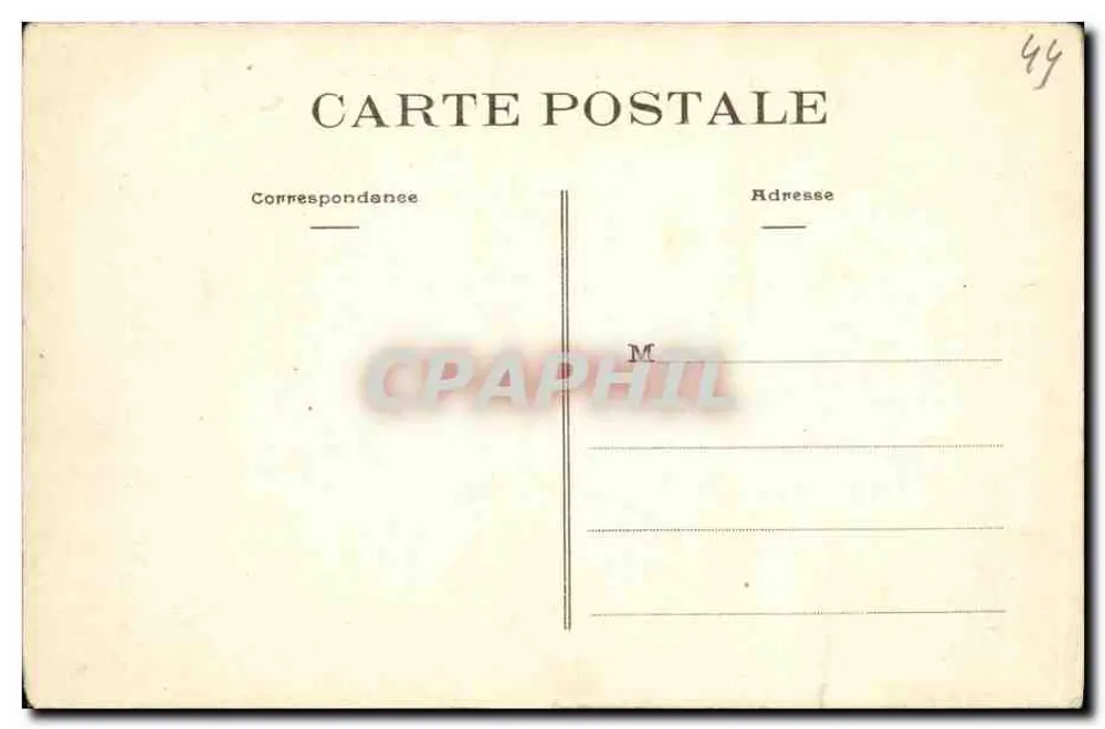 LE BOURG-DE-BATZ - Die Felsen der Strand — Sammlung Morel, St-Nazaire - Rückseite