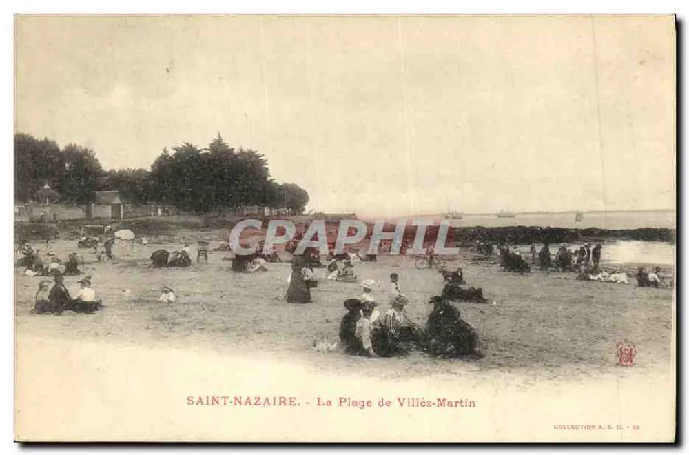 Saint-Nazaire - Strand Villés-Martin — Sammlung A. B. C. - 53 - Vorderseite