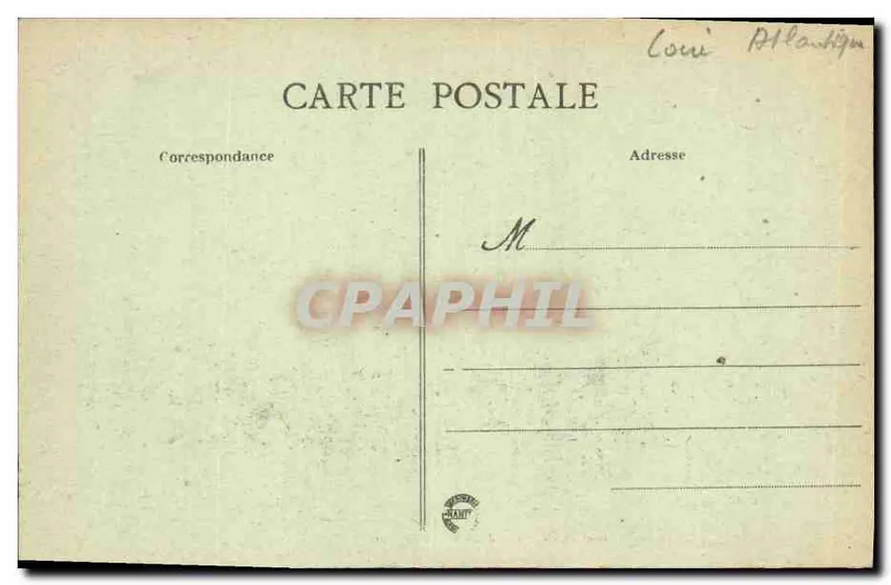 Saint-Nazaire — Boulevard de l'Océan — Sammlung Delaveau-Foubier - Rückseite