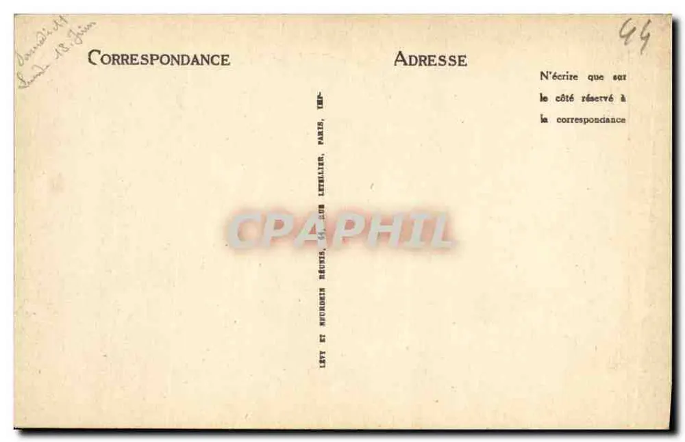 Saint-Nazaire — A Praia — LL - Verso