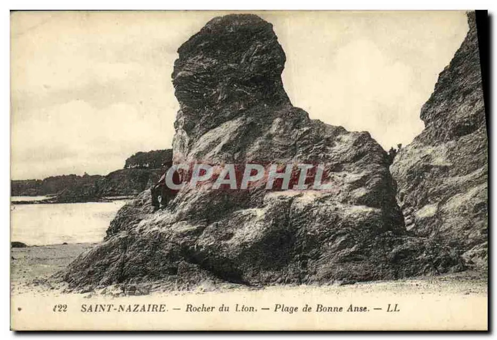 Saint-Nazaire — Felsen des Löwen — Strand von Bonne Anse — LL - Vorderseite
