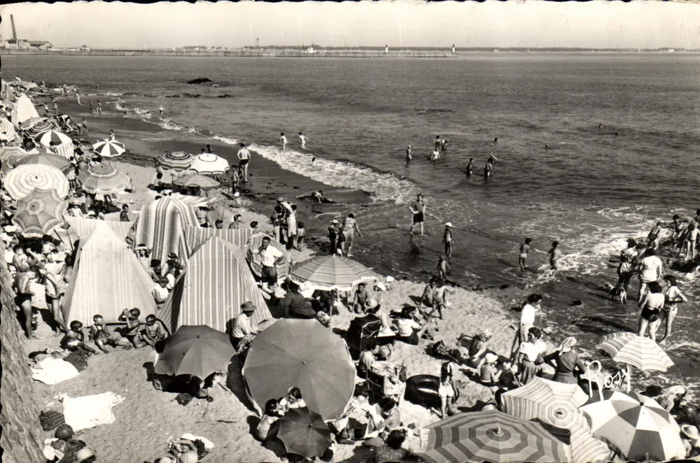 Saint-Nazaire — A Praia com maré alta — editor F. Chapeau, n°2 - Frente