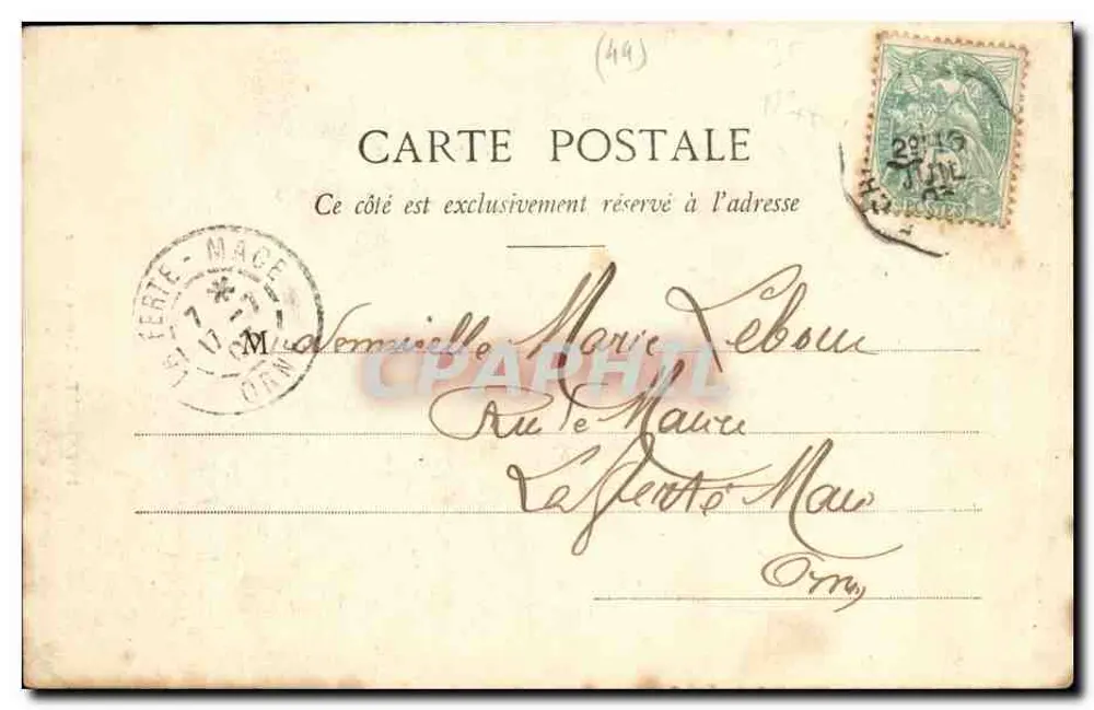 PORNICHET - Avenida Yolande — Coleção G. I. D. de Nantes, n° 158 - Verso