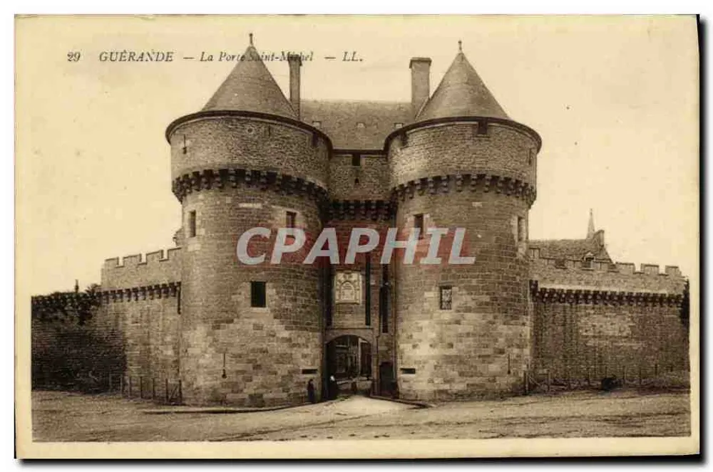 Guérande — A Porta São Miguel — LL. - Frente