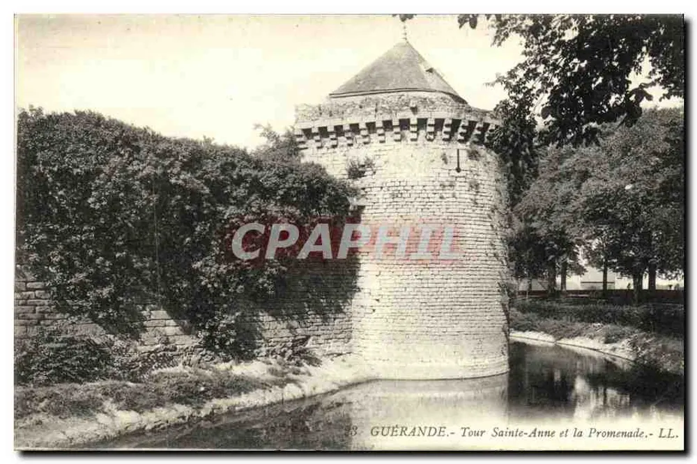 Guérande - Tour Sainte-Anne und die Promenade - LL - Vorderseite