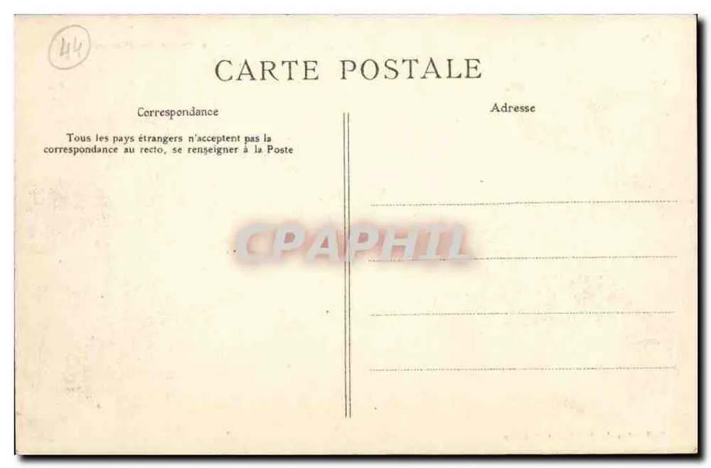 Saint-Brévin — A Estrada de Mindin — Coleção L. B., Saint-Nazaire - Verso