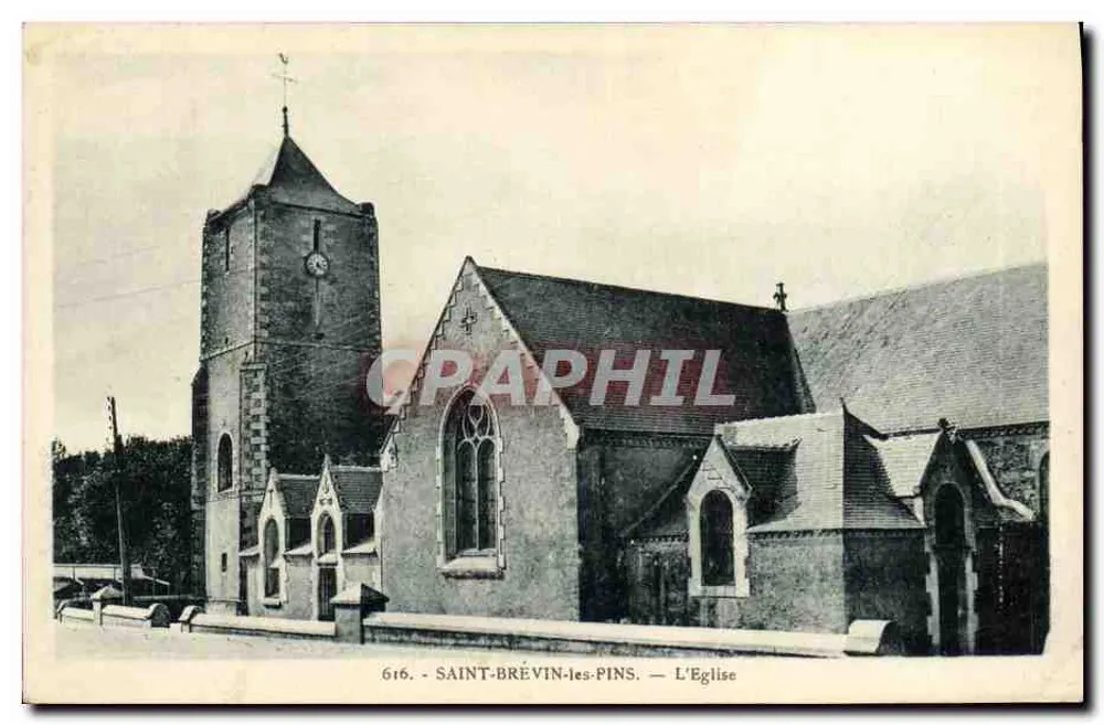 Saint-Brévin-les-Pins — A Igreja — 616 - Frente
