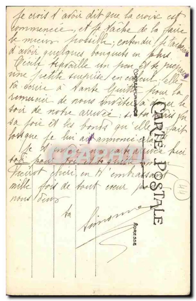 Piriac (Loire-Inf.) — O Túmulo de Almanzor — Coleção F. Chapeau, Nantes - Verso