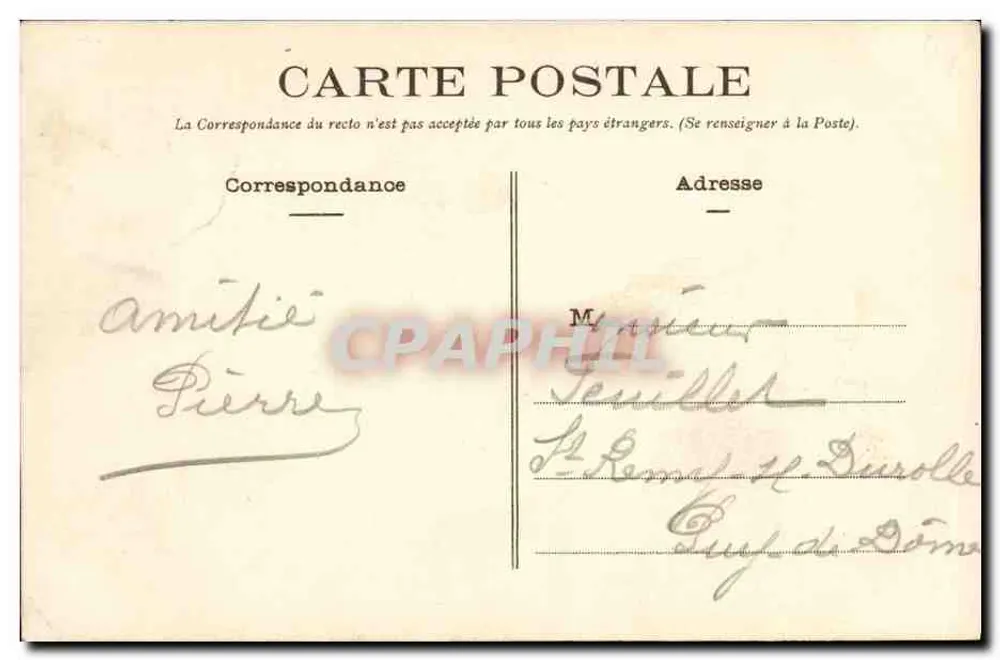 La Bernerie (L.-Inf.) — Die Klippen von la Boutinardière — Phototype Vasseiller, Nantes - Rückseite