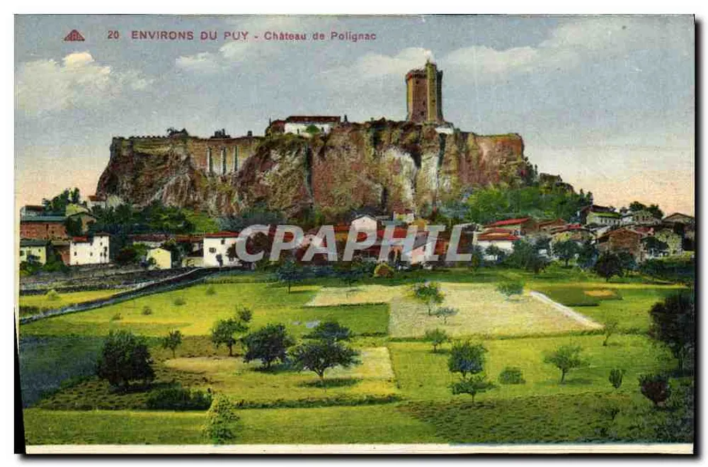 Om de Puy - Kasteel van Polignac - Voorkant