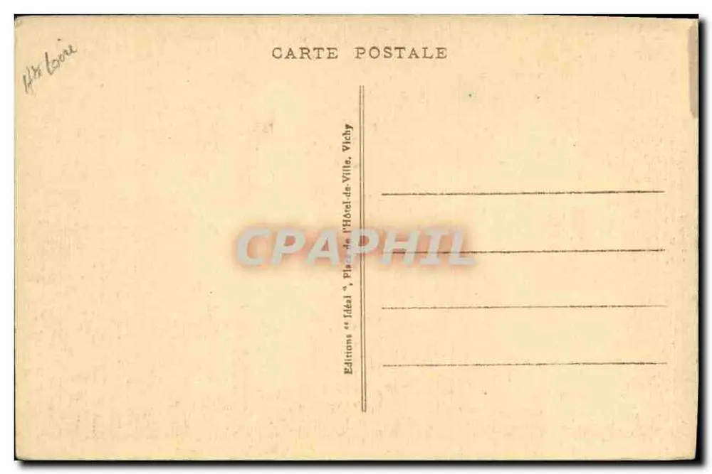 Le Puy - Der Cloister - Archaischer Kapitell (8. Jahrhundert) — Verlag Ideal, Nr. 8518 - Rückseite