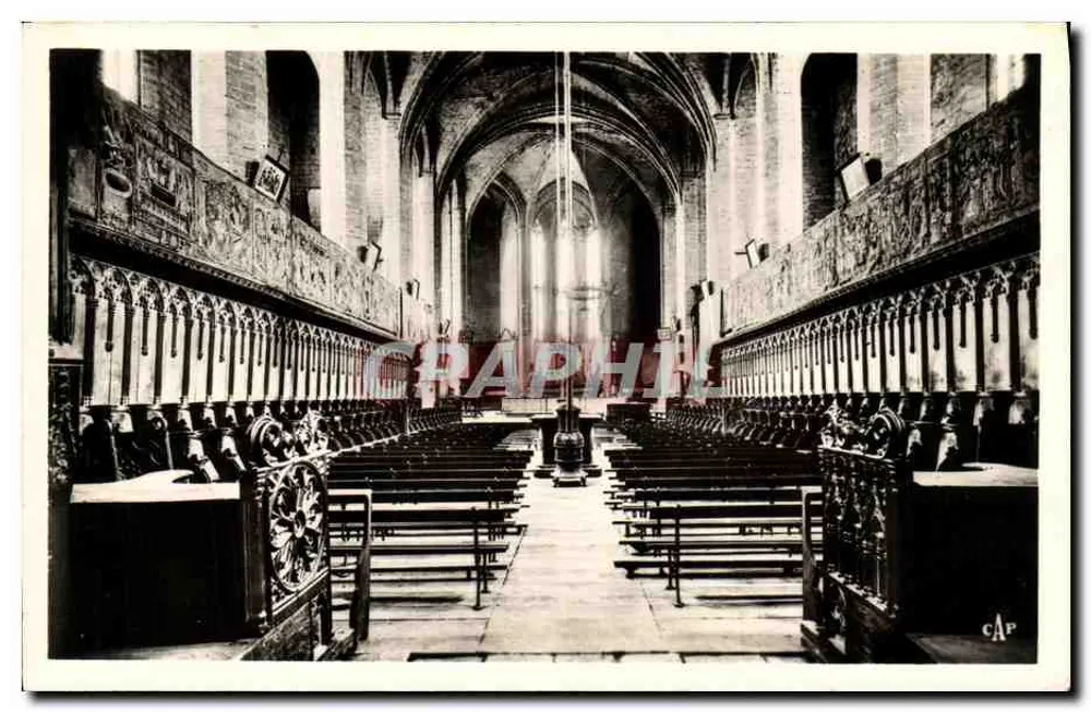 La Chaise-Dieu — Innenansicht der Kirche — C.A.P. Nr. 35 - Vorderseite