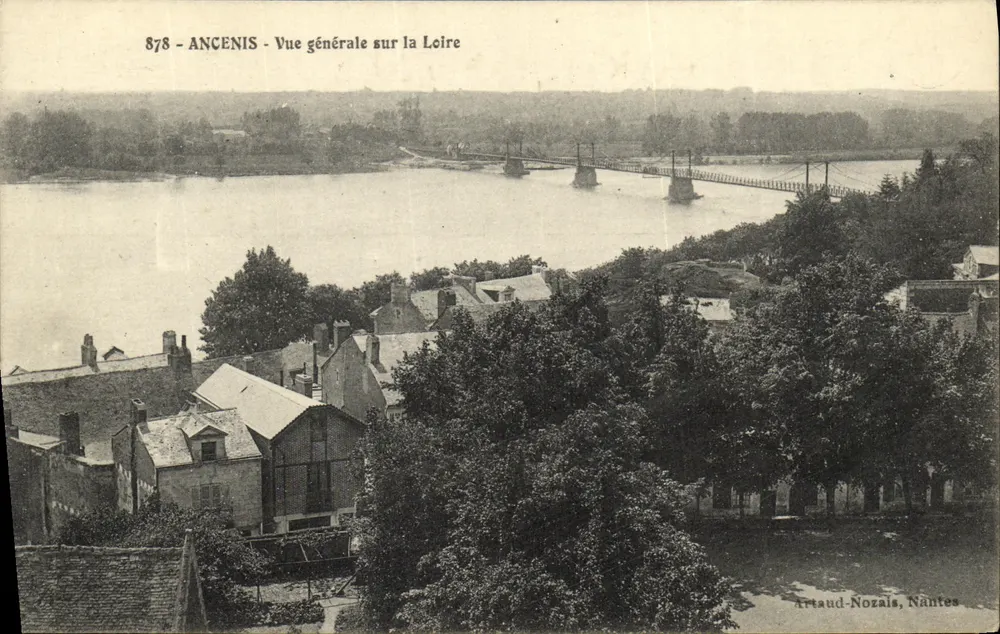Ancenis — Vista geral sobre o Loire — Artaud-Nozals, Nantes - Frente
