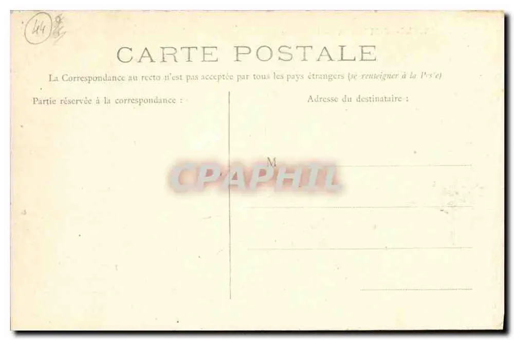 VILLE-ES-MARTIN — A Ponta — Edição Nouvelles Galeries, Saint Nazaire - Verso