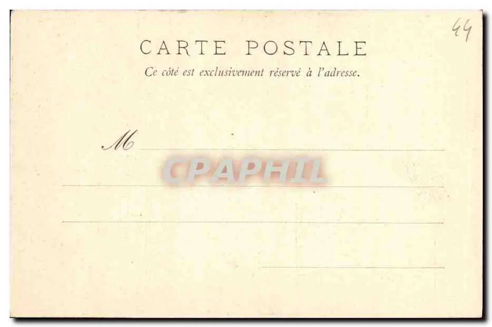 Guémené-Penfao — De Kerk — Collectie A. Thuret, Nantes - Achterkant