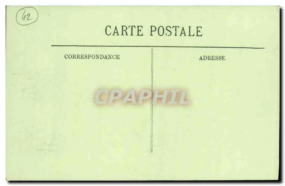 Roanne — Les Jardins — E. Granottier, Libr. Carrefour-Roanne - Verso