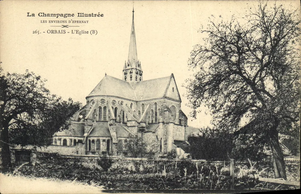 Orbaïs - Die Kirche (B) — La Champagne Illustrée, n° 265 - Vorderseite