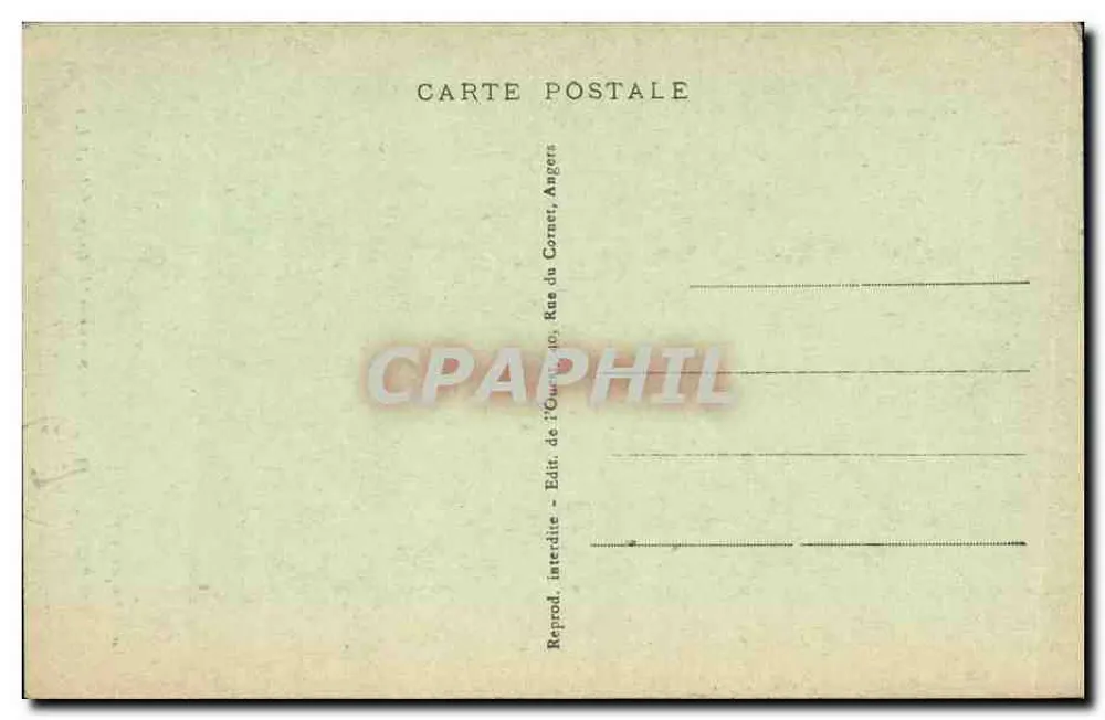 Château de Montsoreau — Gewölbte Halle — Cliché Éditions de l'Ouest - Rückseite
