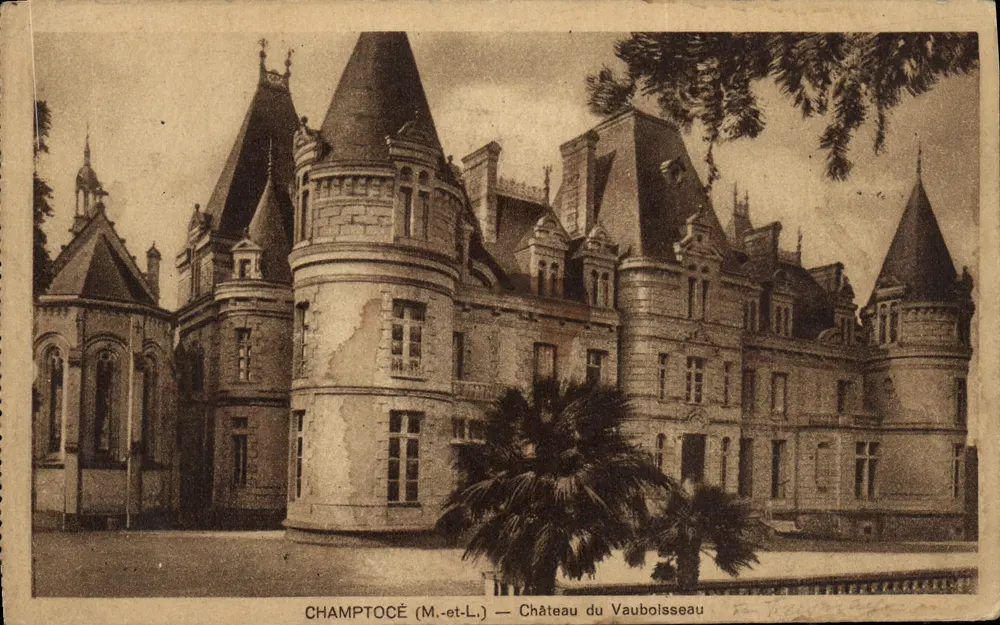 Champtocé (M.-et-L.) — Castelo de Vauboisseau - Frente
