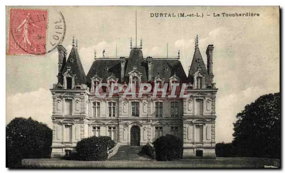 Durtal (M.-st-L.) — A Touchardière — Editor não identificado, número de série não visível - Frente