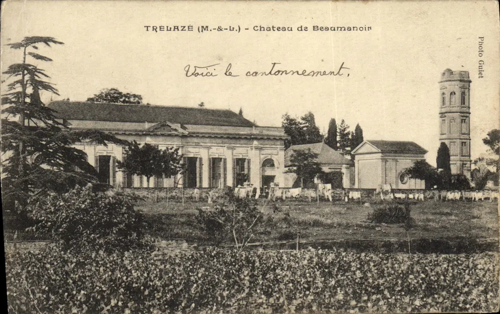 Trelazé (M.-&-L.) — Château de Beaumanoir — Photo Guitet - Frente