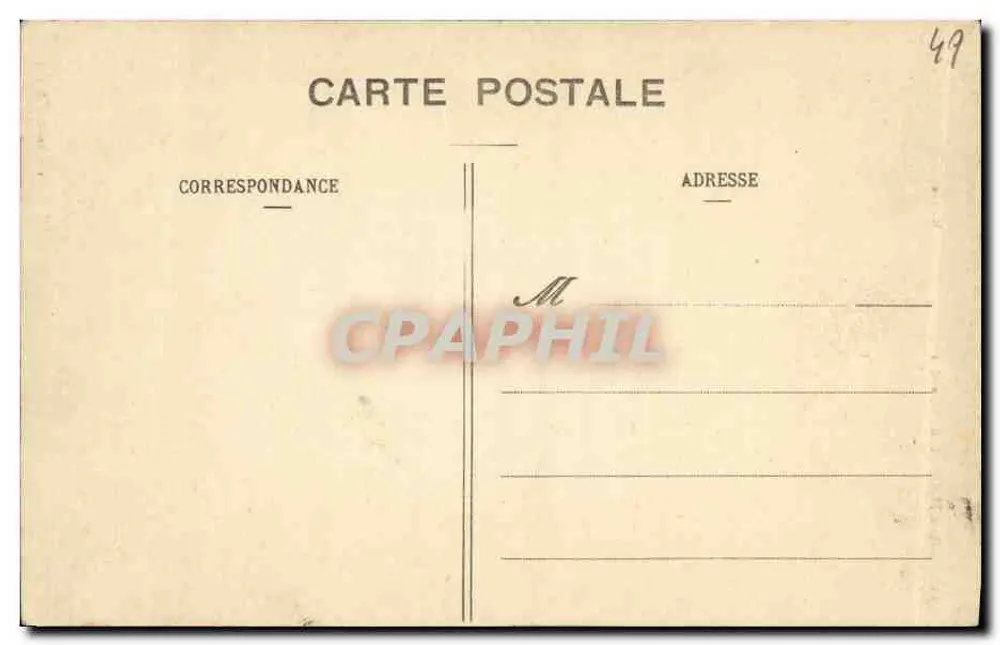 Vernoil-le-Fourrier (M.-et-L.) — Prefeitura — Livraria Richard Vernoil - Verso