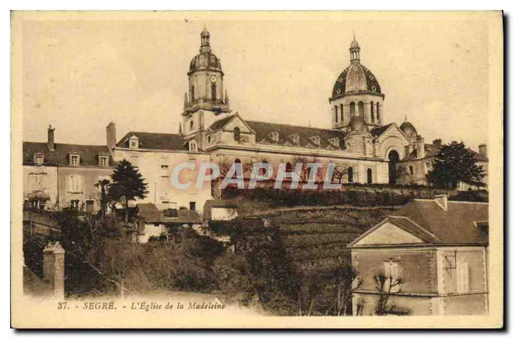 Segrè - L'Église de la Madeleine — éditeur G. Arand, Nantes, n° 37 - Frente