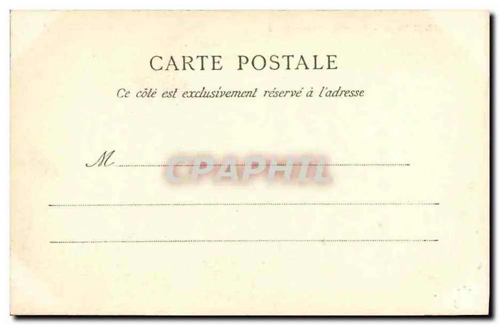 Tours — Place do Castelo Novo — Editor: C. Dens & Fils, n°62 - Verso