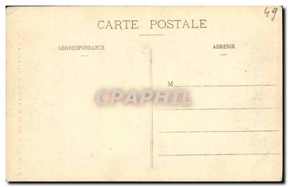 Angers — Innenraum der Kathedrale — Der Stuhl — L. V., phot. - Rückseite