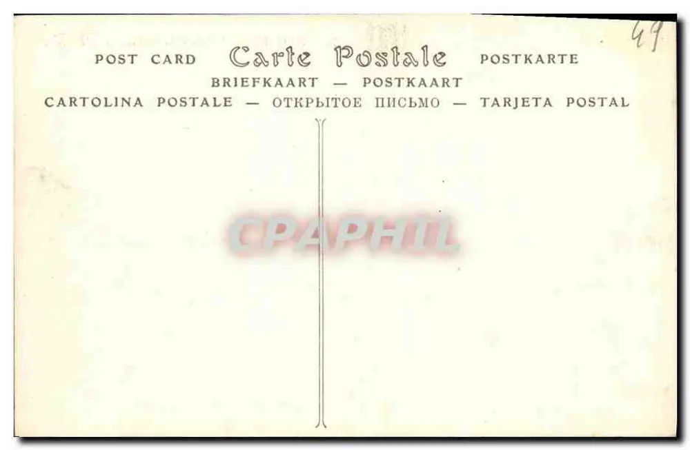 Angers — A Entrada do Castelo — ND Phot. - Verso