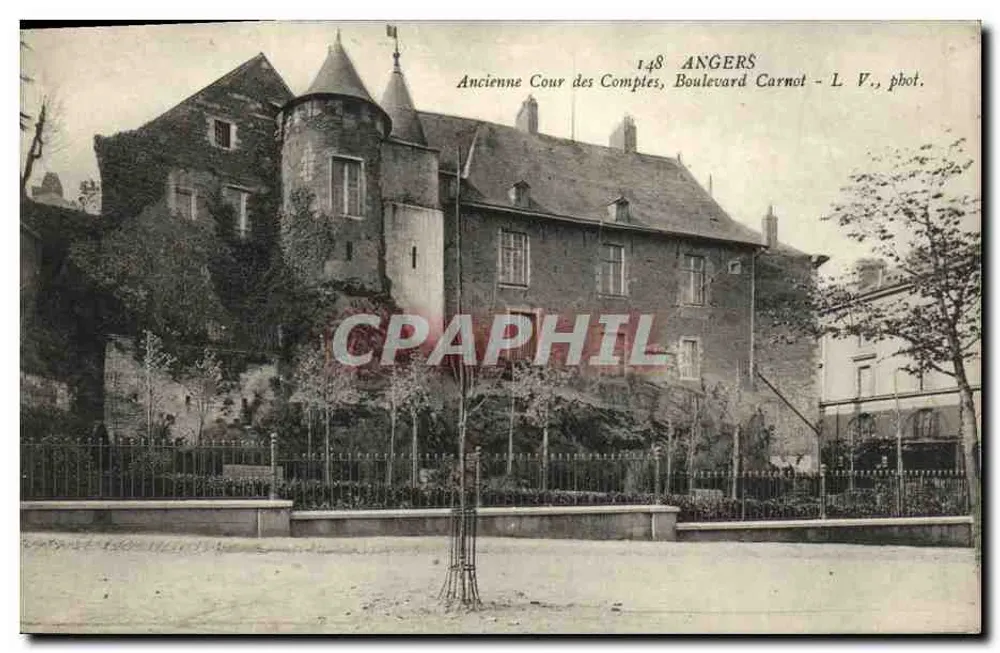Oude Rekenkamer, Boulevard Carnot — Angers — L. V., fot. - Voorkant