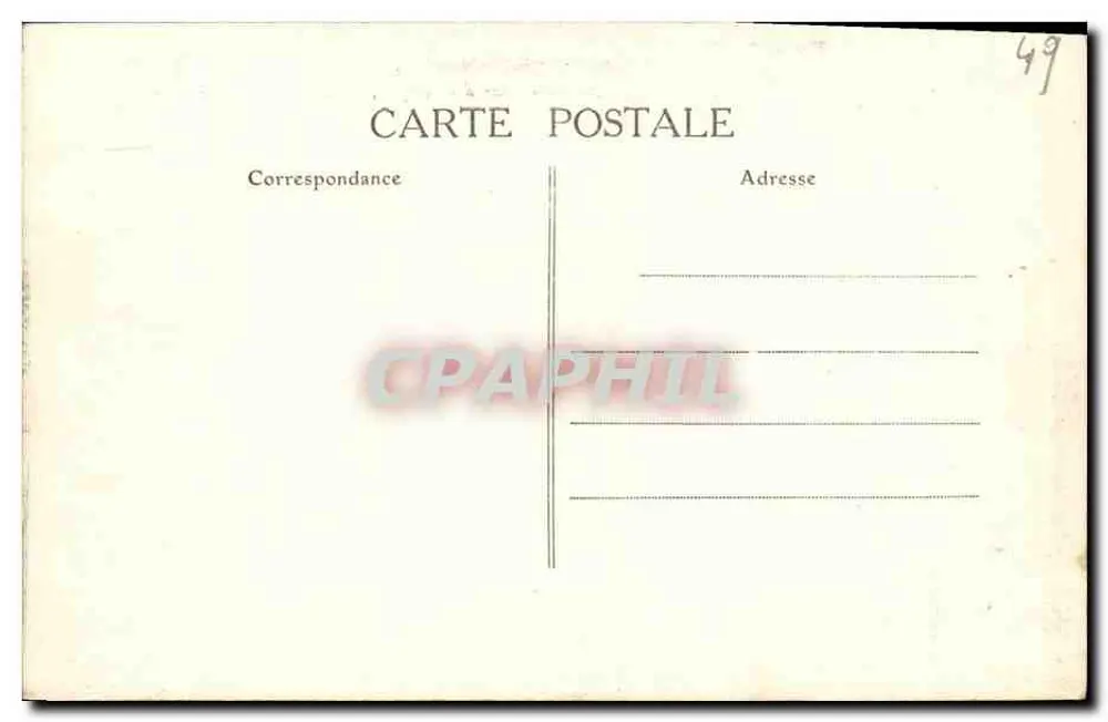 Oude Rekenkamer, Boulevard Carnot — Angers — L. V., fot. - Achterkant