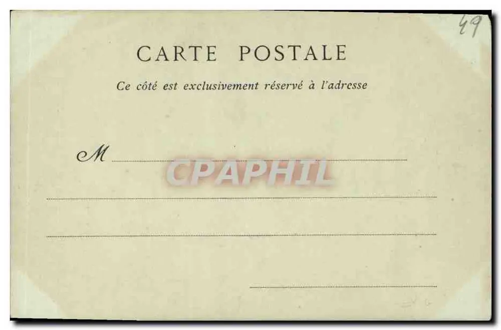 Angers — O Hotel de Ville — Collections ND. Fot. n°54 - Verso