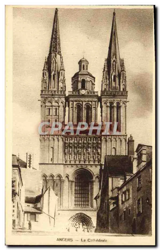 Angers — A Catedral — A. B. Angers - Frente