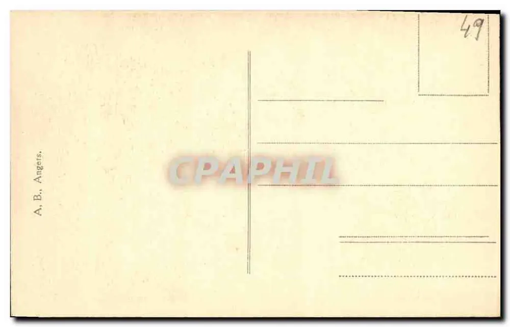 Angers — A Catedral — A. B. Angers - Verso