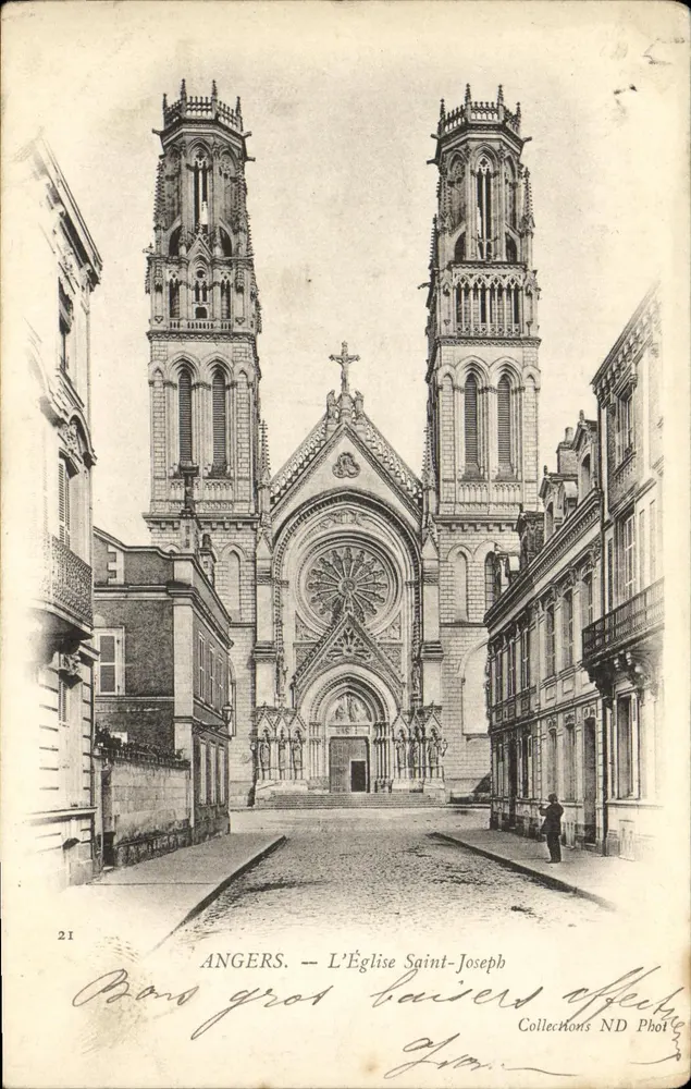 Angers — A Igreja de São José — Coleções ND Fot - Frente