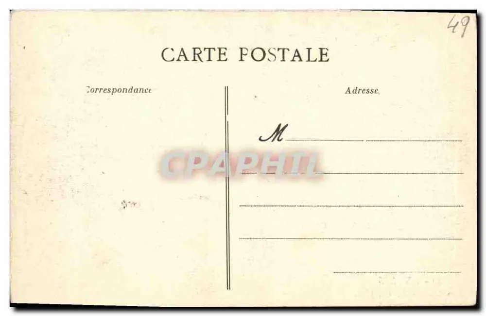 Angers — La Mairie — L. V., fot. - Achterkant