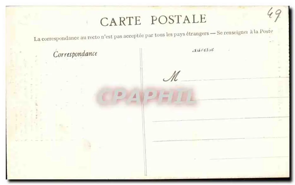 Angers - A Estátua do Rei René — L.V., fot. - Verso
