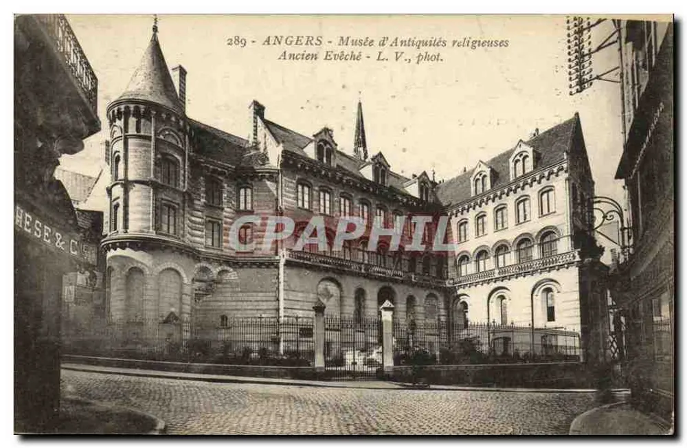 Angers - Museum für religiöse Antiquitäten - Ehemaliger Bischofssitz - L. V., phot. - Vorderseite