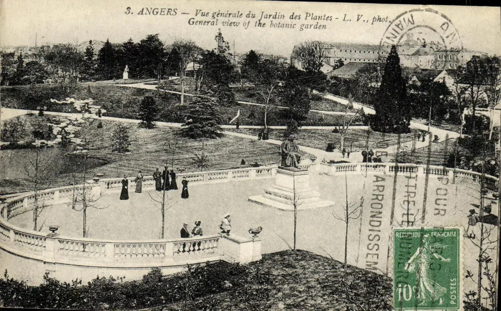 Angers — Allgemeiner Blick auf den Jardin des Plantes — L. V., phot. - Vorderseite