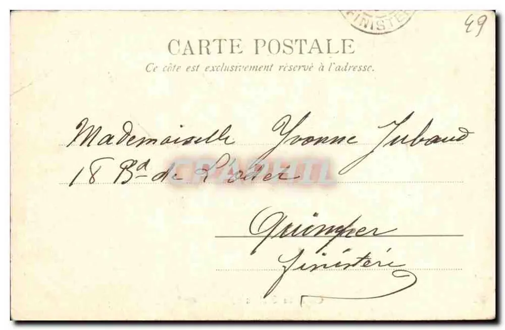 Entrada do Castelo — Angers — editor L. Chez Maman Lavalon, n° 2836 - Verso
