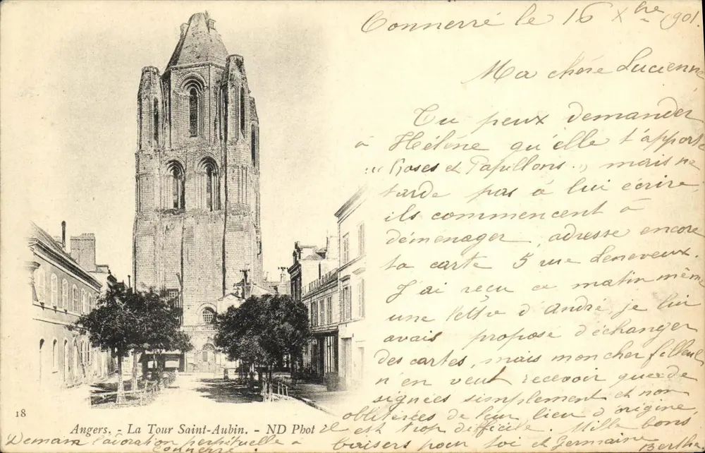 Angers - A Torre Saint-Aubin - ND Pbot - Frente