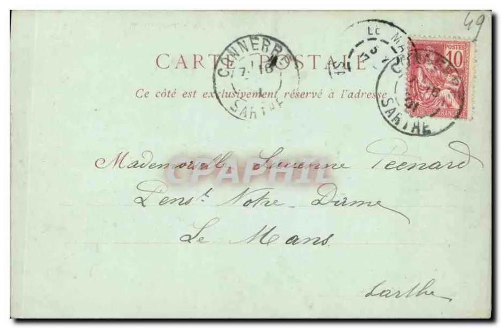 Angers - A Torre Saint-Aubin - ND Pbot - Verso