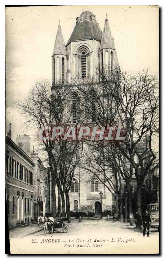 Angers — La Tour St-Aubin — L. V., fot. - Voorkant