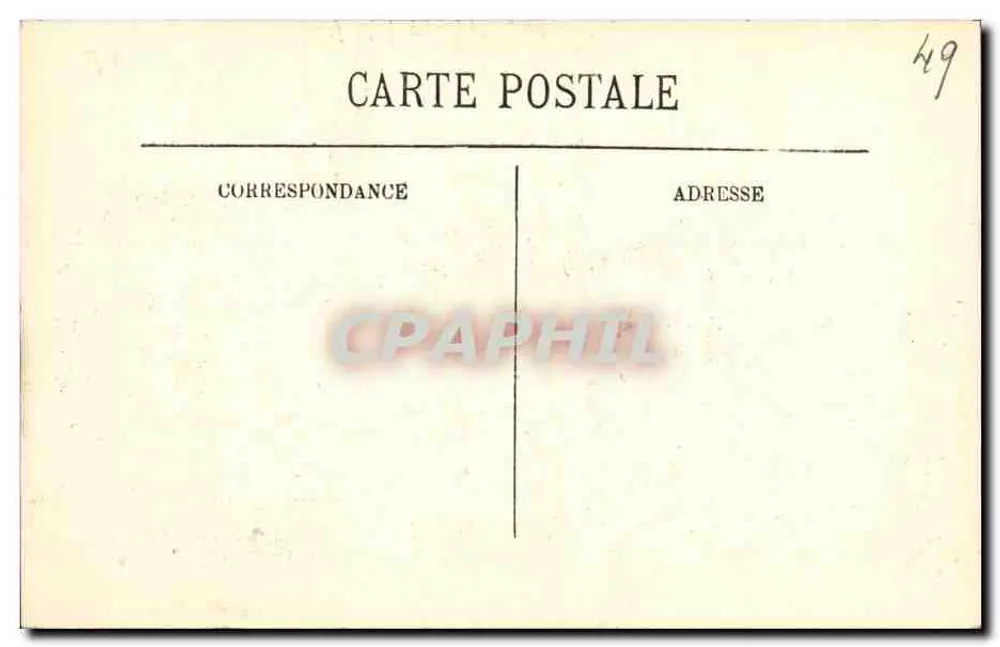 Angers — O Castelo (Monumento Histórico) — Editor não identificado, n° 15 - Verso