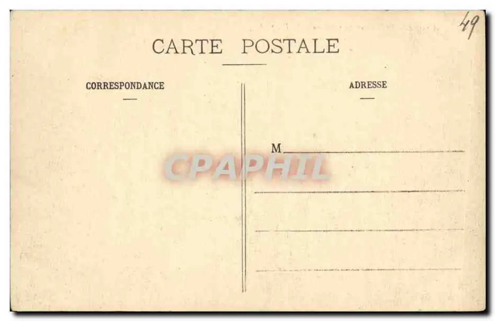 Angers - De Ingang van het Kasteel - L. V., fot. - Achterkant