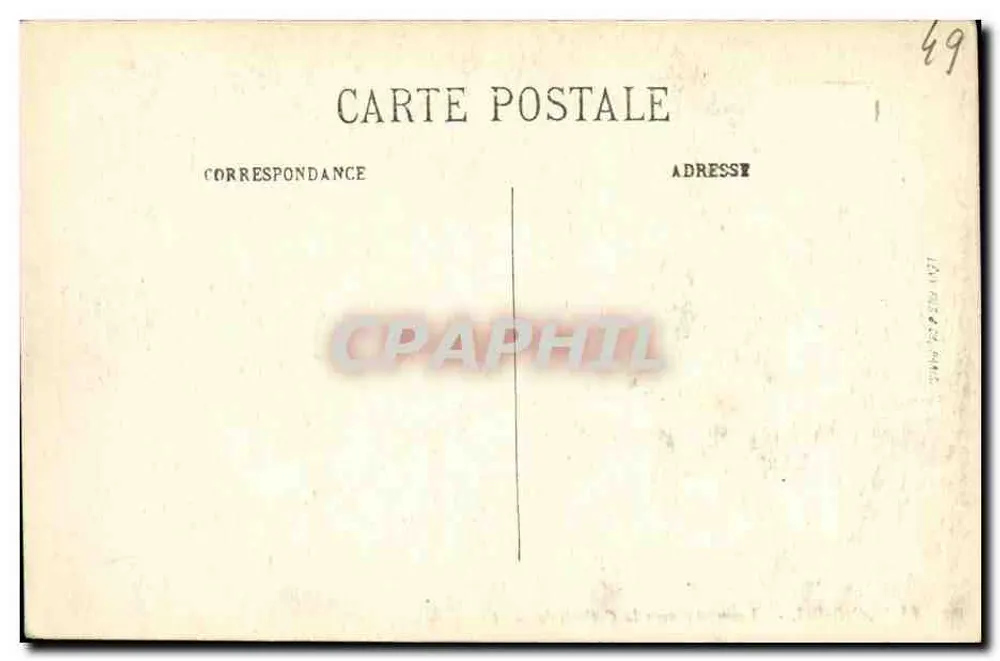 Angers — Panorama em direção à Catedral — LL. n°14 - Verso