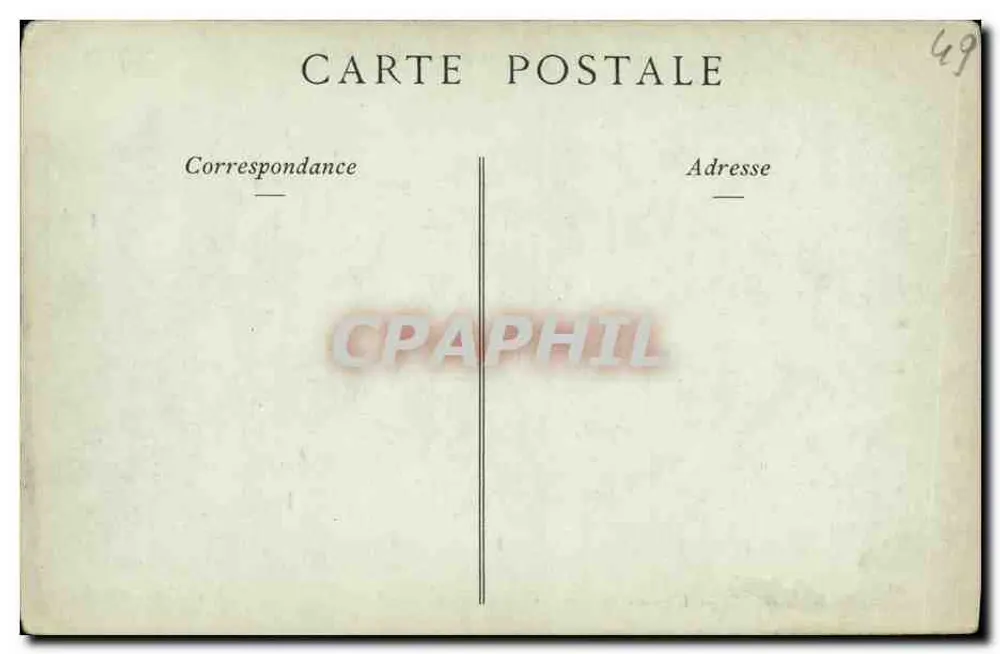Angers — A Entrada do Castelo — Collections ND Phot - Verso