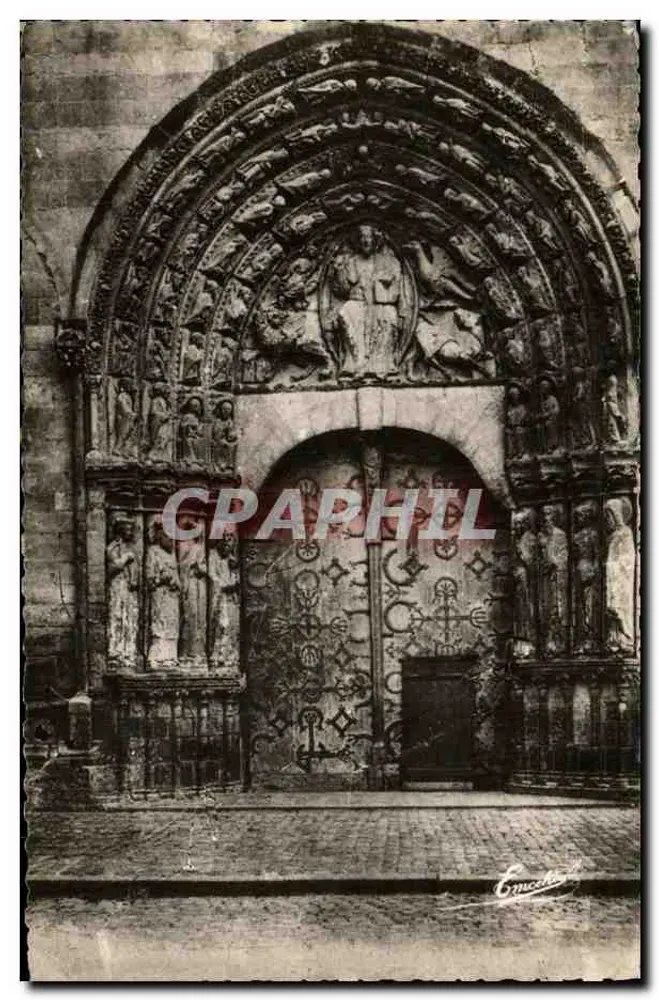 Portal da Catedral — Angers — Editor Emeche - Frente