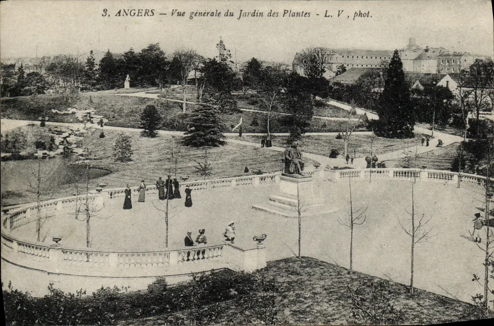 Angers — Allgemeiner Blick auf den Jardin des Plantes — L. V., phot. - Vorderseite